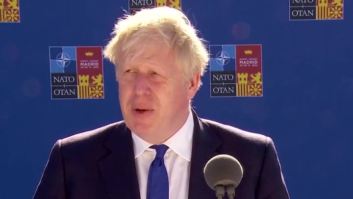 Boris Johnson says ‘Historic’ Nato meeting will discuss more Ukraine support