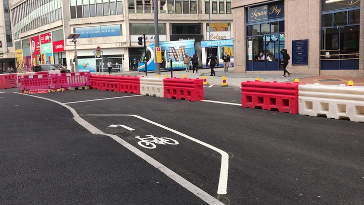 Eight-foot cycle lane leaves Birmingham residents baffled
