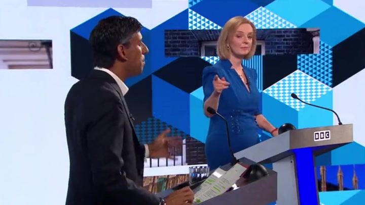 Rishi Sunak accuses Liz Truss of putting national debt on ‘credit card’ for future generations to pay