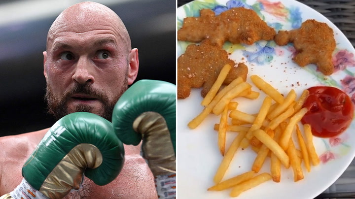 ‘Welcome to retirement Paris’: Tyson Fury enjoys ‘favourite meal’ turkey dinosaurs and chips