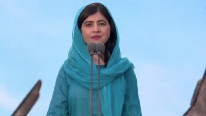 Malala’s remarks on women’s freedom met with applause at Commonwealth Games opening