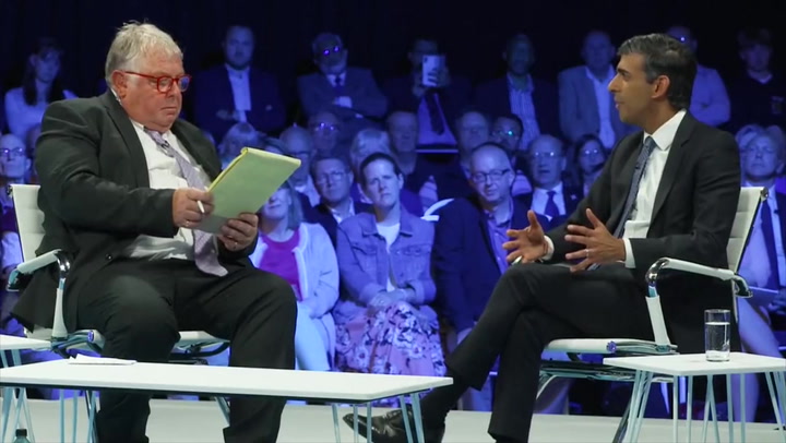 Rishi Sunak says Margaret Thatcher was the best Conservative leader during first Tory hustings