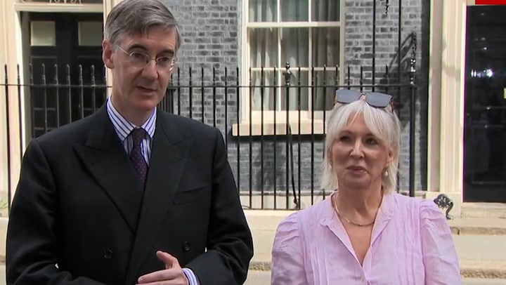 Nadine Dorries and Jacob Rees-Mogg back Liz Truss to become PM because ‘she’s a woman’