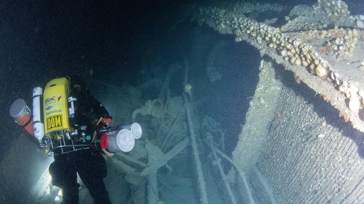 British divers find WWI shipwreck missing since 1917