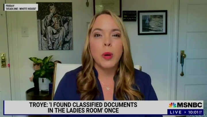 Former Trump adviser says she found classified documents in White House ladies’ bathroom