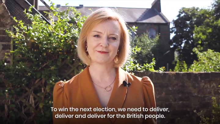 Liz Truss launches Tory leadership bid, promises to cut taxes in campaign video