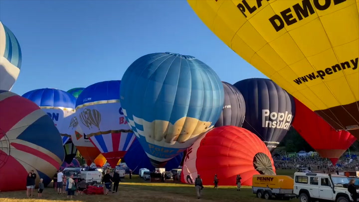Bristol International Balloon Fiesta returns with first mass ascent after three-year break