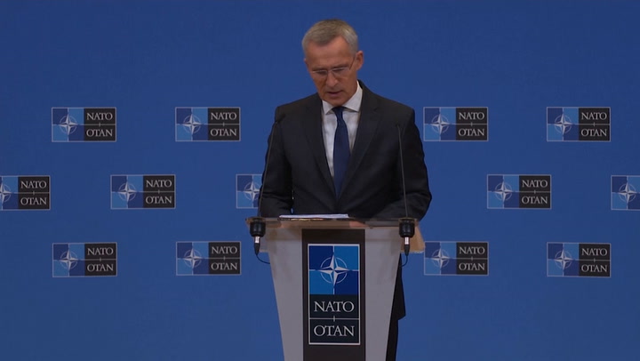 Stoltenberg says redeployment of troops is to protect Nato from the 'direct threat' of Russia