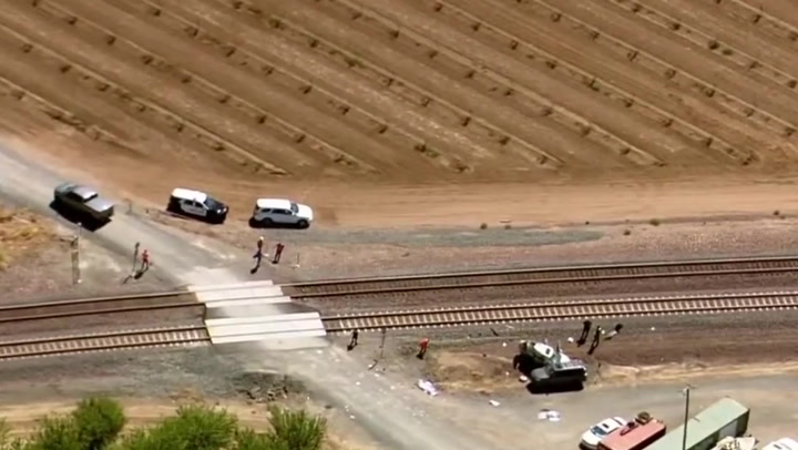 Amtrak train crashes into car killing three in California