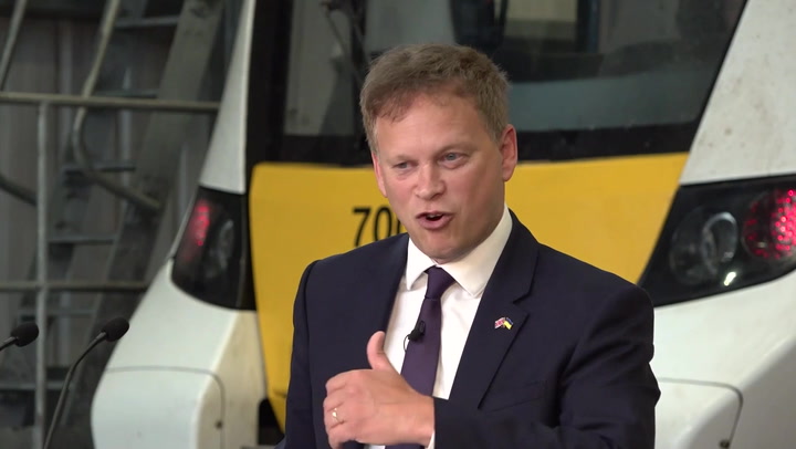 Grant Shapps urges rail workers not strike over ‘basic lie’ of pay freezes