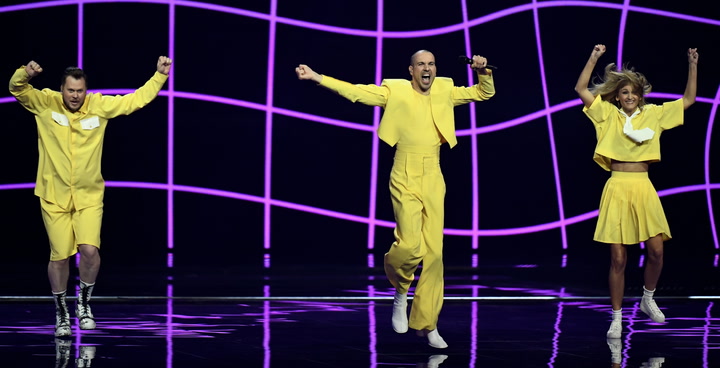 Lithuania entertain viewers with a quirky Eurovision performance