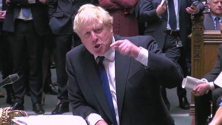 Boris Johnson asked in which circumstances he will resign