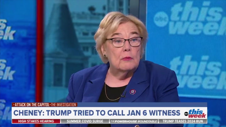 Jan 6 committee member says Trump attempting to witness tamper is 'highly improper'