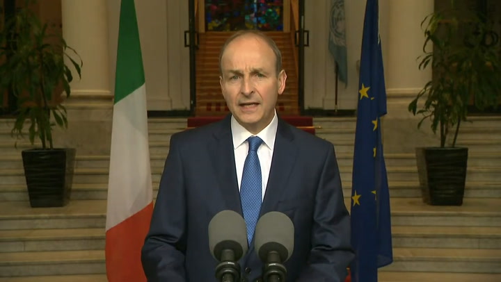 Taoiseach Micheal Martin confirms the end of Ireland's lockdown is near