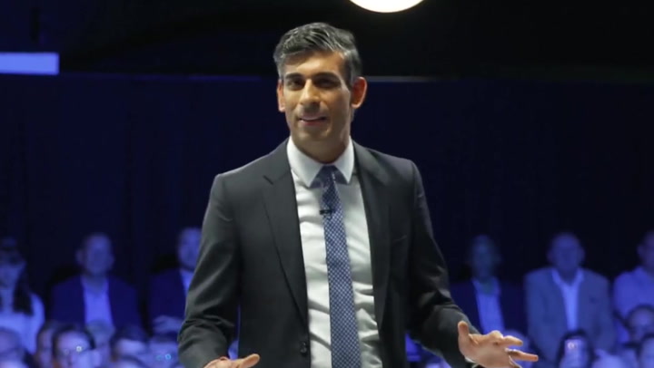 Rishi Sunak jokes about people complimenting his ‘tan’ during first Tory hustings