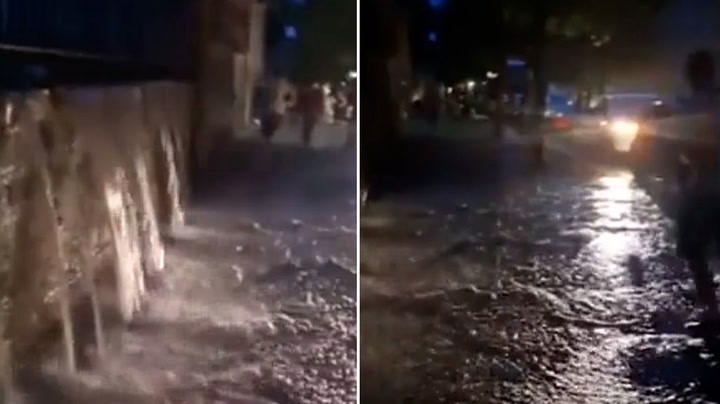 Streets flooded as storm hits France amid heatwave warning