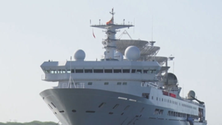Chinese 'spy ship' docks at Sri Lanka’s Hambantota port