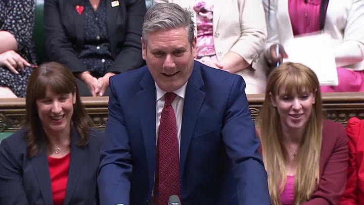 Keir Starmer says he can’t tell if Tories were ‘cheering or booing’ as PM entered Commons