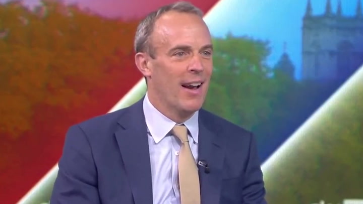 Dominic Raab reveals who he was really winking at during PMQs clash with ‘Angie Rayner’