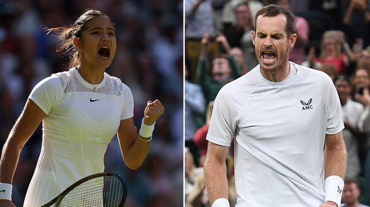 Wimbledon 2022: Emma Raducanu wins Centre Court debut as Andy Murray starts with victory