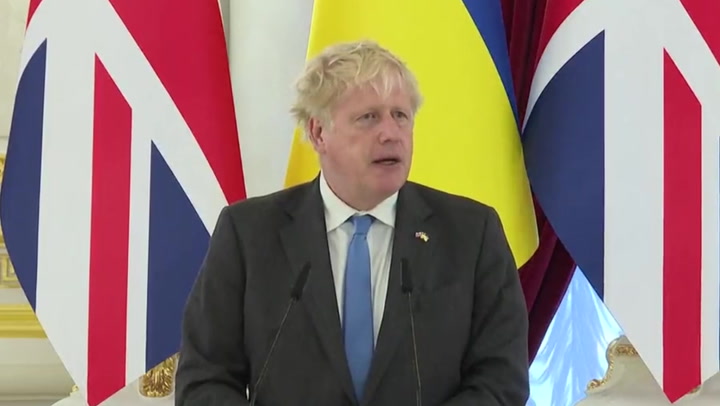 Boris Johnson offers 'strategic' support to Ukraine in surprise meeting with Zelensky