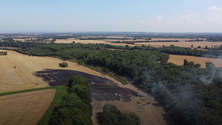 Tinder-dry conditions spark fire warnings in England