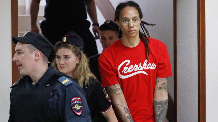 WNBA star Brittney Griner pleads guilty to drug charge in Russia