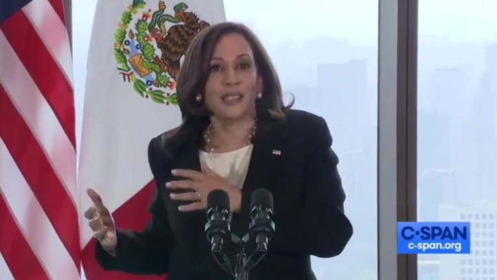 Kamala Harris calls GOP ‘shortsighted’ for criticism over migration comments