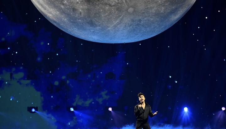 Spain's moon is biggest prop to ever feature on Eurovision