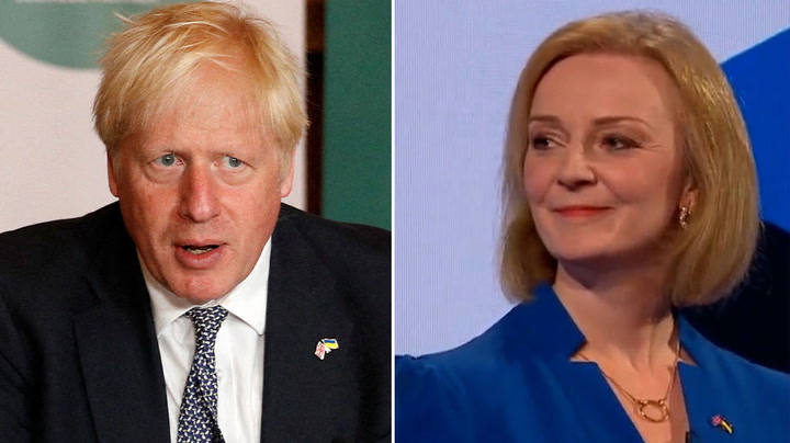 Liz Truss gives Boris Johnson a 7/10 as prime minister