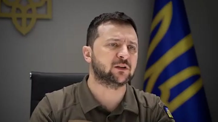 Russia now occupying 20% av Ukraina, says  Zelensky