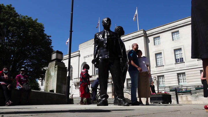 Permanent public sculpture honouring Windrush legacy unveiled in Hackney