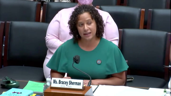 Abortion rights advocate describes abortion to members of Congress in testimony