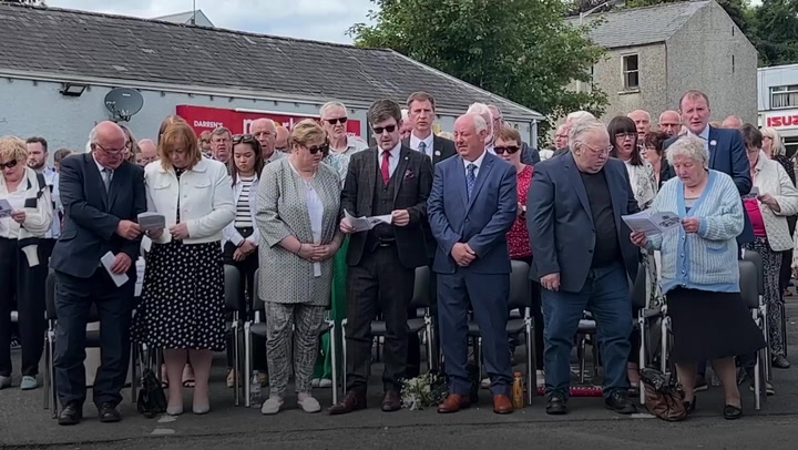 Families’ of Claudy bombing victims attend memorial service 50 years after attack