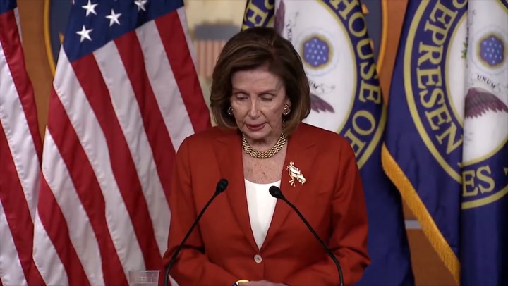 Pelosi says Republicans have ‘ripped away’ womens’ rights after Roe v Wade decision