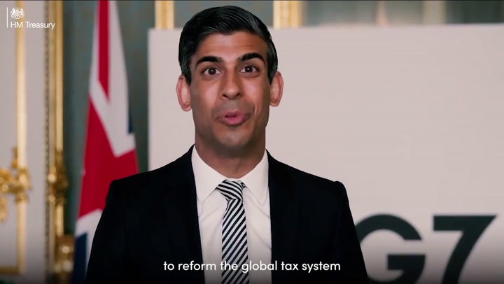 Rishi Sunak announces ‘historic’ deal to force tech giants to pay more tax