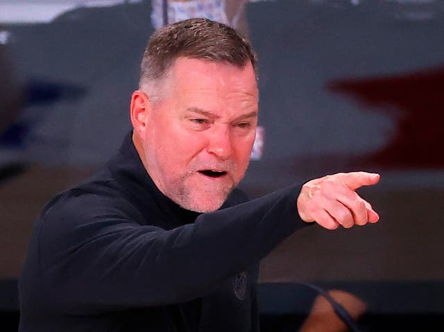 Denver Nuggets coach Michael Malone