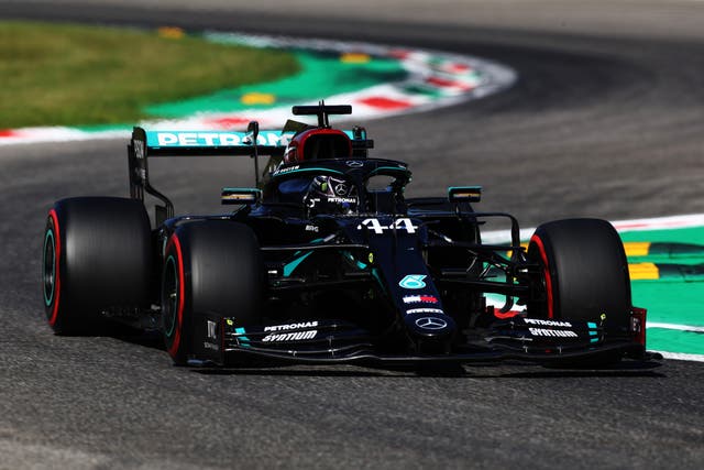 Lewis Hamilton will start on pole for Sunday's Italian Grand Prix
