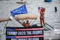 Multiple vessels sink at pro-Trump boat parade in Texas as MAGA flotillas appear across US