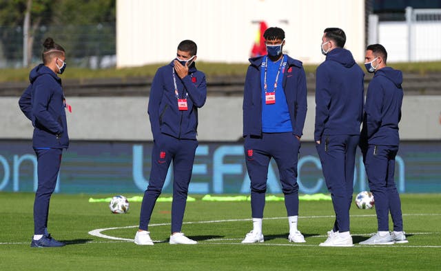 Kalvin Phillips (left) received his first England call-up from Gareth Southgate