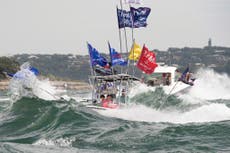 Four vessels sink at pro-Trump boat parade in Texas as it draws an 'exceptional' number of MAGA supporters