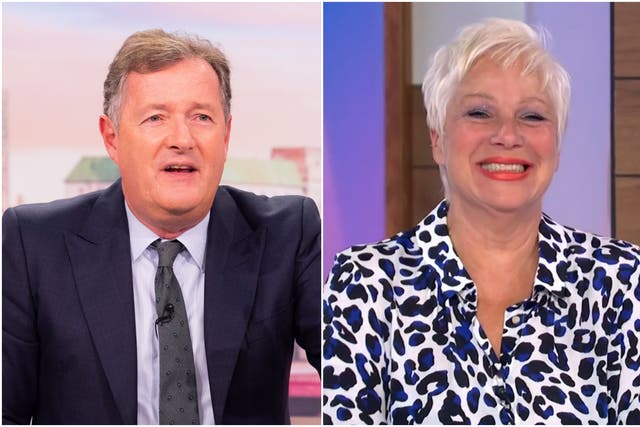 Piers Morgan has clashed with Denise Welch over her Covid-19 stance