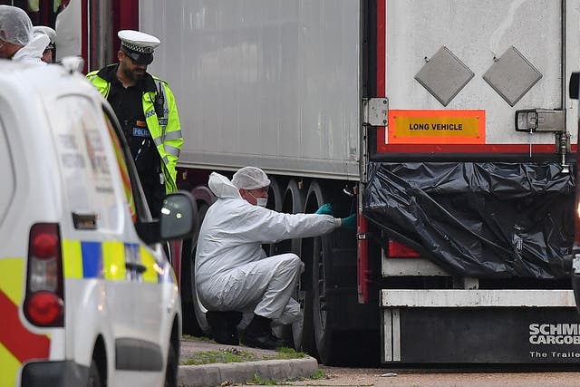 Experts fear an uptick in human trafficking such as groups being smuggled into Britain in lorries