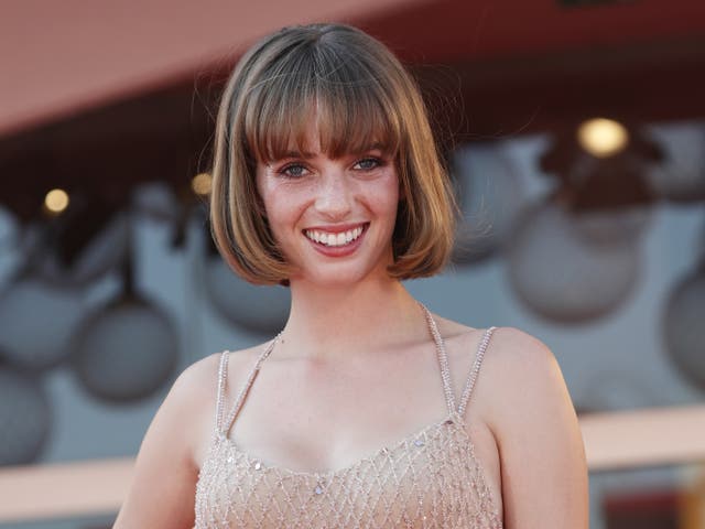 Maya Hawke walks the red carpet ahead of the movie 'Mainstream' at the 77th Venice Film Festival on 5 September 2020