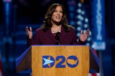 Kamala Harris says Russian interference could help re-elect Trump
