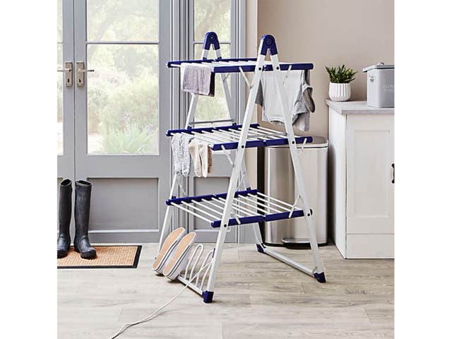 Aldi S 28 99 Heated Clothes Airer Returns Online And In Store The Independent