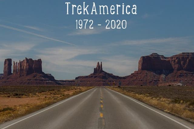 End of the road: TrekAmerica has been taking travellers across the US since 1972