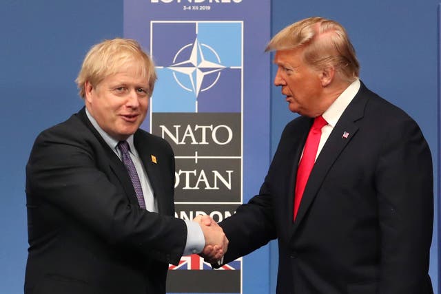 Boris Johnson is reportedly 'fascinated' by US president Donald Trump