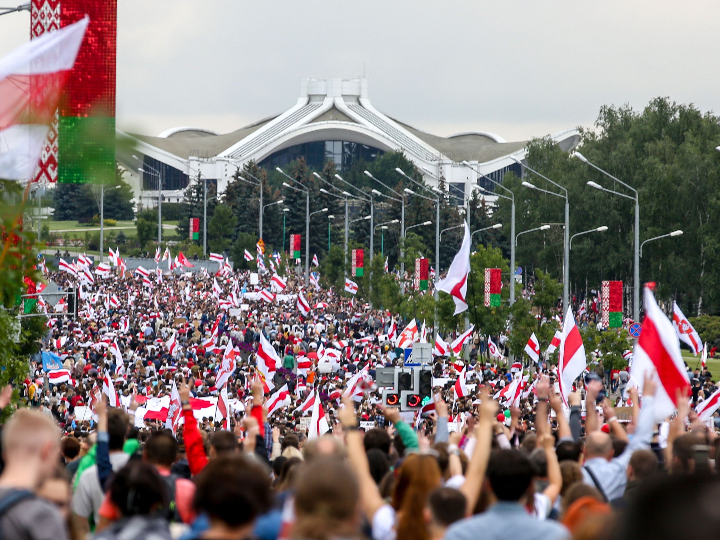 Protests in Belarus are getting bigger and show no sign of dropping off