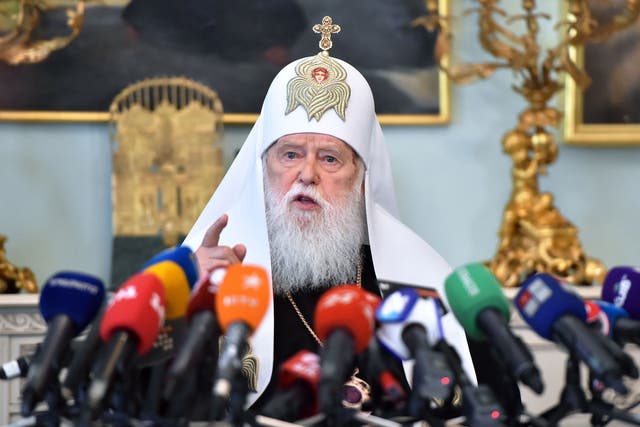 Patriarch Filaret, head of the Ukrainian Orthodox Church - Kiev Patriarchate, has tested positive for coronavirus